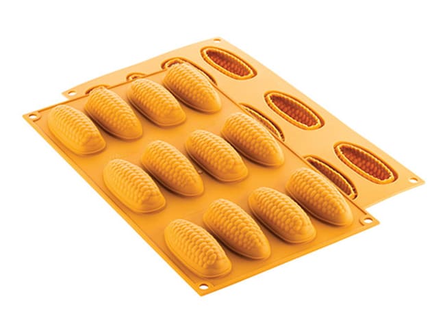 Mould silicone Naturae - Corn on the cob - 30 x 17.5 cm - Silikomart