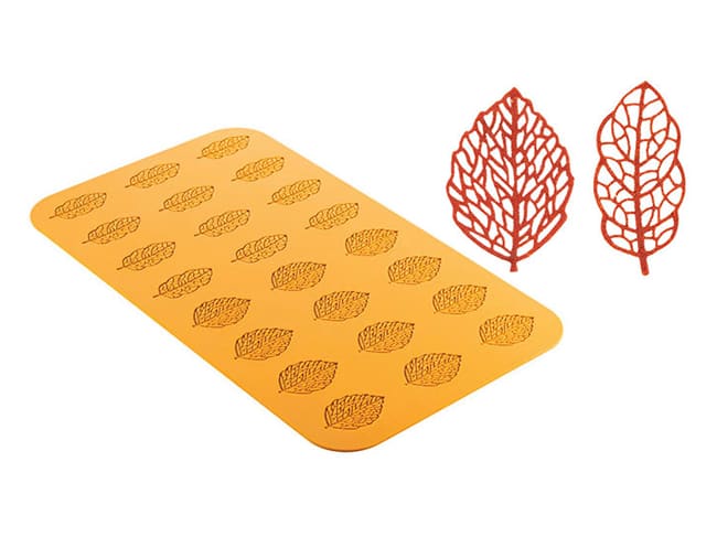 Mould silicone Naturae - Forest leaves - 47 x 27 cm - Silikomart