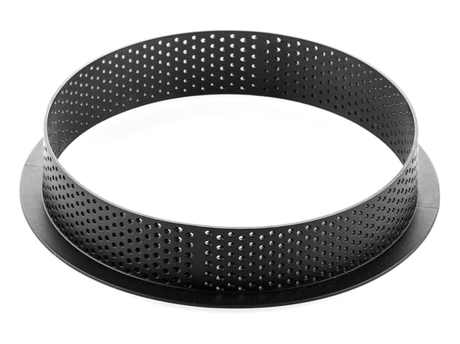 Perforated Tart Ring - Composite material - Ø 16 x H 3.5cm - Silikomart