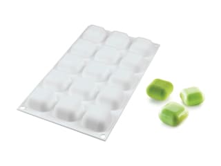 Silicone Mould - 15 Rounded Squares