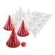 8 Cone Christmas Tree Silicone Mould - 8 cone christmas Ø 6,7cm - 30 x 17.5cm - Silikomart