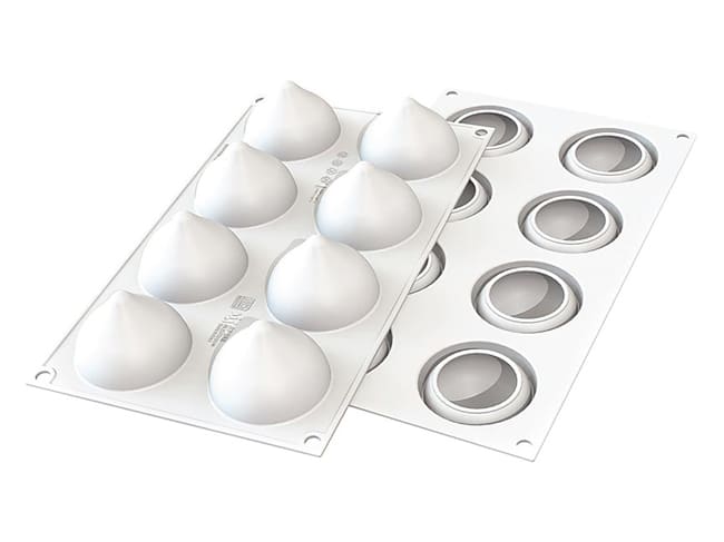 Silicone Mould - 8 Drops - 30 x 17.5cm - Silikomart