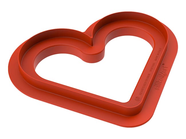 Silicone Mould - Level Heart - 30 x 17.5cm - Silikomart