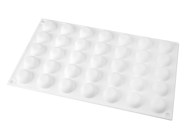 Silicone Mould for 35 Micro Convex Rounds - Silikomart