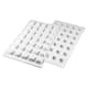 Silicone Mould for 35 Micro Rounded Squares - 30 x 17,5cm - Silikomart
