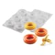 6 Savarin Silicone Mould - Ø 8.5cm - Silikomart