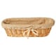 Oval & Long Lined Wicker Banneton - 27 x 10cm