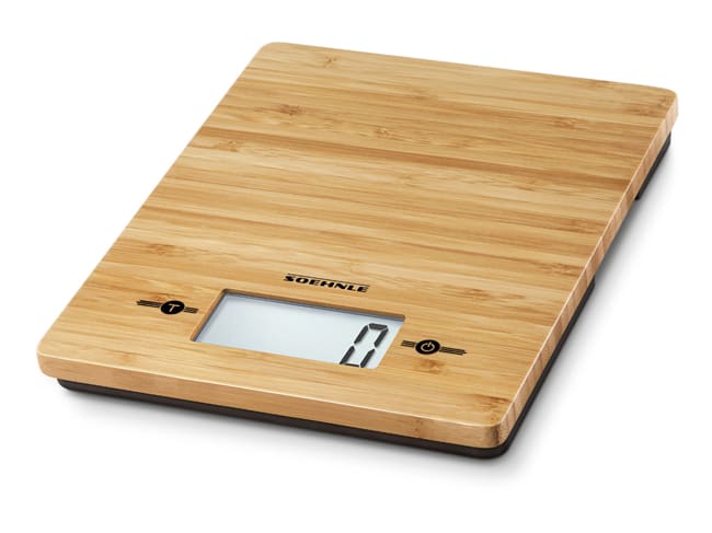 Digital kitchen scale bamboo - 5kg / 1g - Soehnle