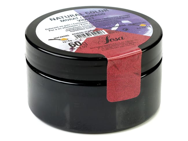 Sosa Purple Natural Colouring Powder 50g - Water soluble - Sosa