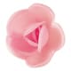 Pink Roses with Leaves (x 6) - Rice Paper - Ø 4cm - Florensuc