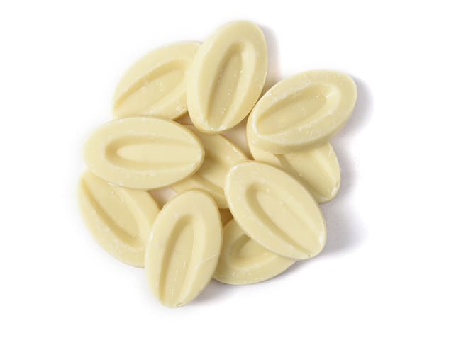 Ivory White Chocolate Feves 35% - 1kg - Valrhona