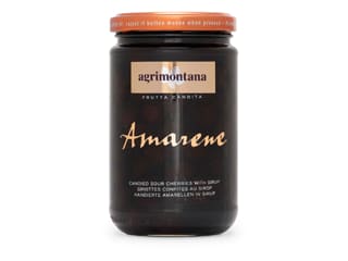 Cerises Amarena du Piemont - confites au sirop - 390 g - Agrimontana