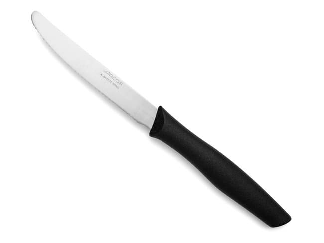 Couteau cranté - Noir - 11 cm - Arcos