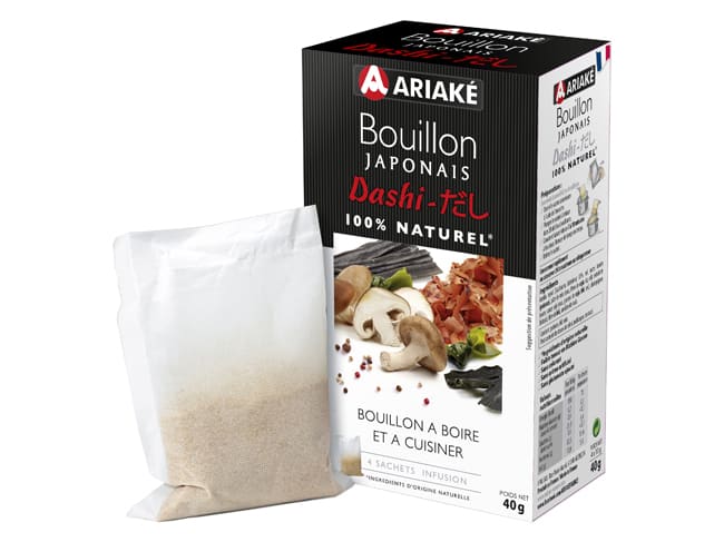 Bouillon dashi à infuser - 4 x 33 cl - Ariake