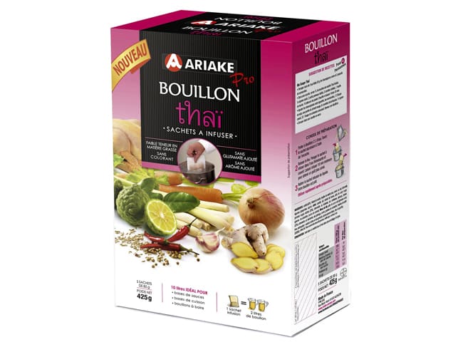 Bouillon Thaï à infuser - 5 x 2 litres - Ariake