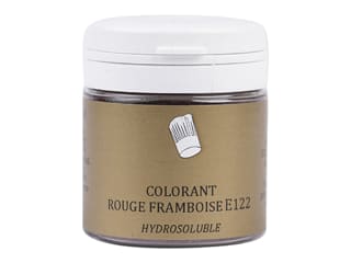 Colorant alimentaire en poudre rouge framboise - hydrosoluble - 25 g - Selectarôme