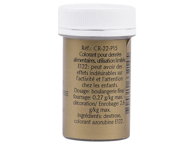 Colorant alimentaire en poudre rouge framboise - hydrosoluble - 10 g - Selectarôme