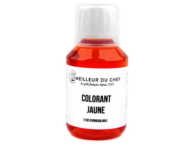 Colorant alimentaire liquide - jaune citron E102 - 1 litre - Meilleur du Chef