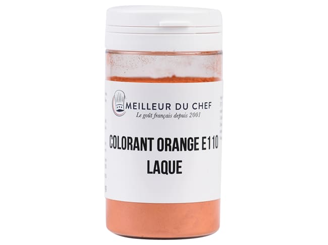 Colorant alimentaire en poudre orange - lipodispersible - 25 g - Selectarôme