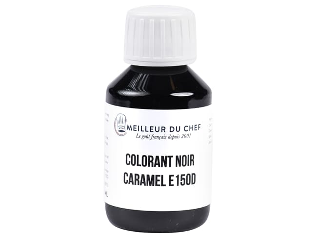 Colorant alimentaire liquide - noir-caramel E150d - 1 litre - Meilleur du Chef