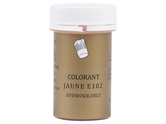 Colorant alimentaire en poudre jaune - hydrosoluble - 10 g - Selectarôme