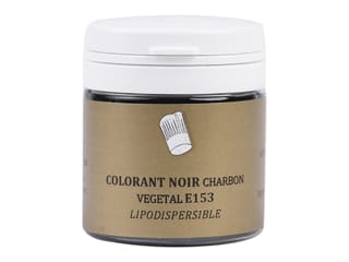 Colorant noir charbon végétal - liposoluble - 20 g - Selectarôme