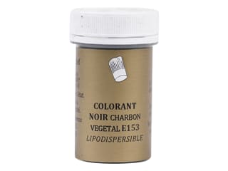 Colorant noir charbon végétal - liposoluble - 8 g - Selectarôme