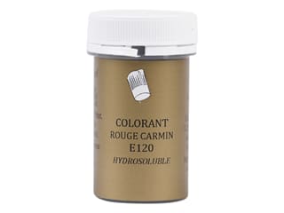 Colorant alimentaire en poudre rouge carmin - hydrosoluble - 10 g - Selectarôme