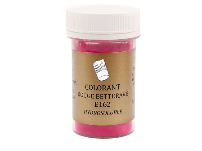 Colorant alimentaire en poudre rouge betterave - hydrosoluble - 10 g - Selectarôme
