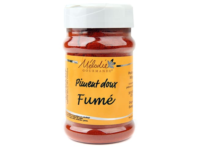 Piment doux fumé - 165 g - Mélodie Gourmande