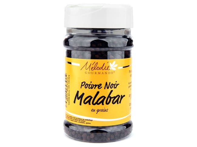 Poivre de Malabar noir - 165 g - Mélodie Gourmande