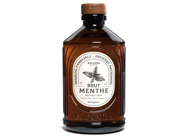 Sirop Bio menthe - 40 cl - Bacanha