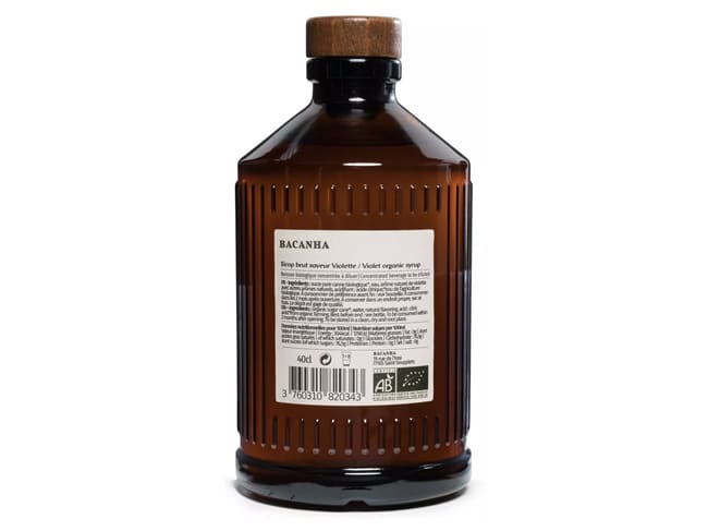 Sirop violette - 40 cl - Bacanha