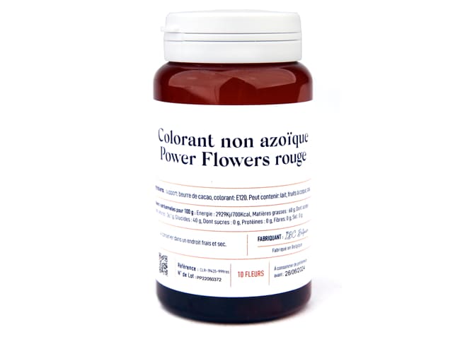 Colorant non azoïque Power Flowers - Rouge - 10 fleurs - IBC Belgium