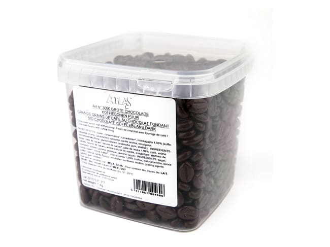 Grains de café, chocolat noir - 1 kg