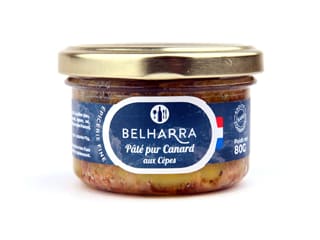 Pâté pur canard aux cèpes - 80 g - Belharra