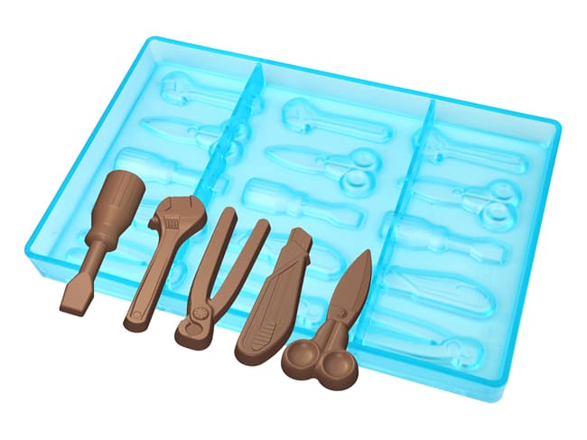 Moule chocolat - 5 outils de travail