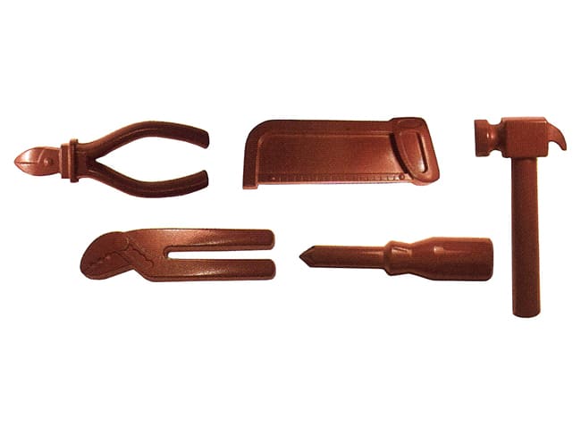 Moule chocolat - 5 outils