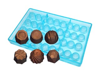 Moule chocolat - 6 bonbons assortiments
