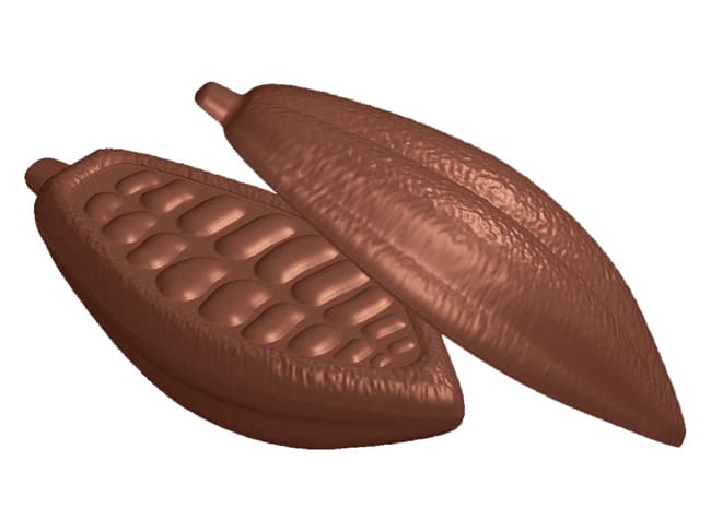 Moule chocolat - 3 cabosses