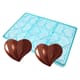 Moule chocolat "Amour" - 18 coeurs