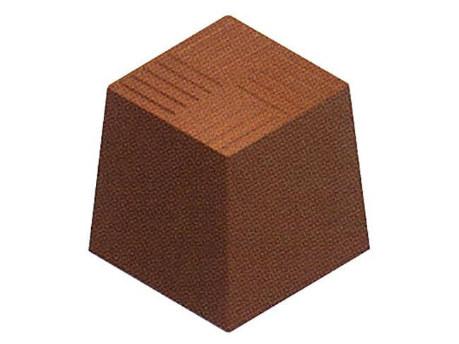 Moule chocolat - forme cube strié