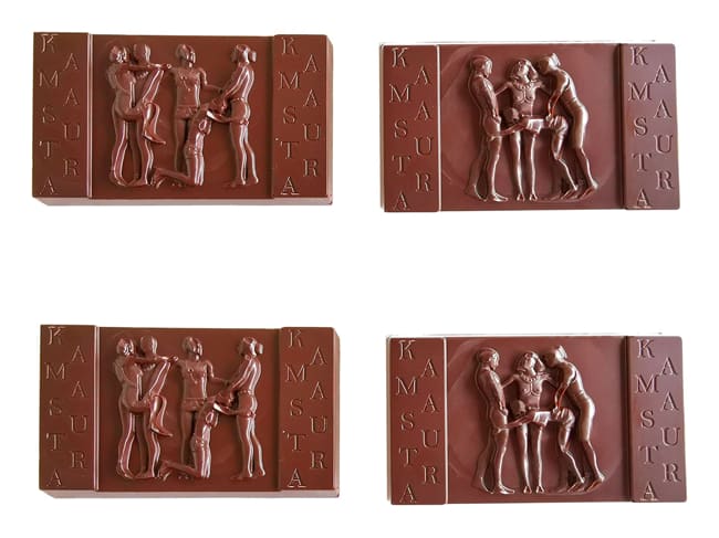 Moule chocolat - Kamasutra 3 - 4 empreintes