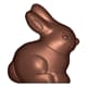 Moule chocolat - lapin moderne