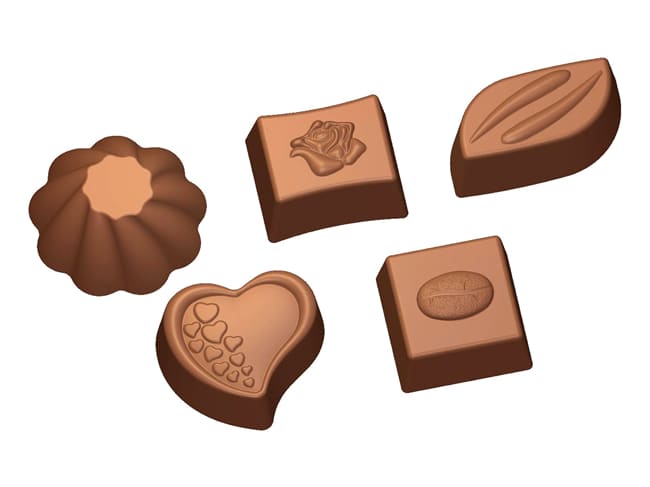 Moule chocolat - Pralines assorties