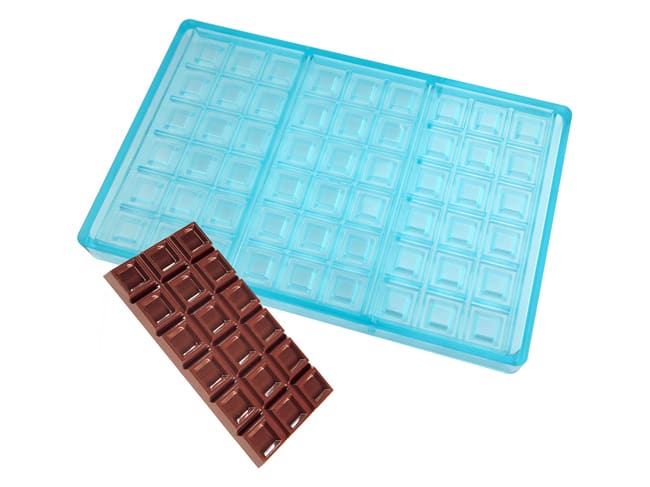 Moule chocolat - 3 tablettes creuses