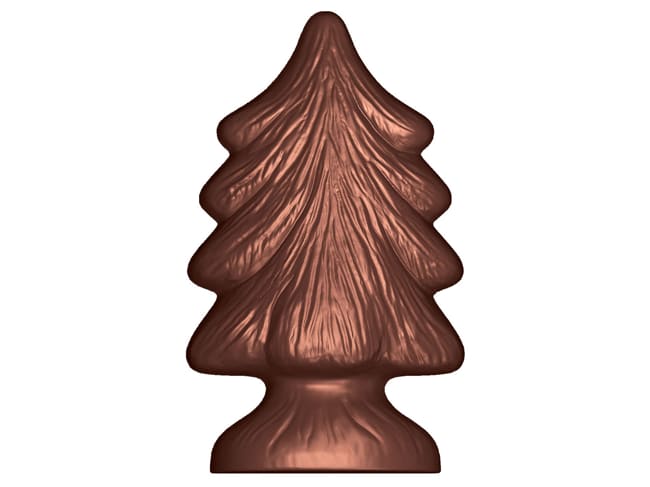 Plaque chocolat - Sapin de Noël