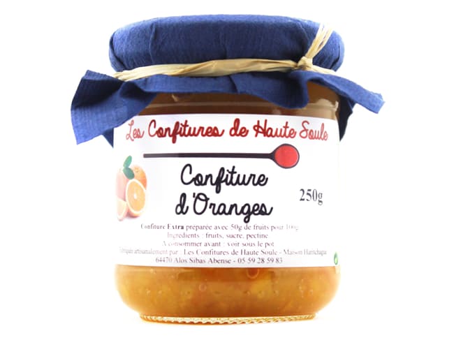 Confiture d'orange - 250 g - Confitures de Haute Soule