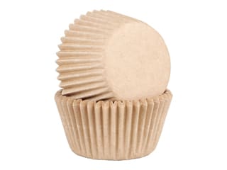 Moule à cupcake compostable - Lot de 45 pièces - Naturel - Chevalier Diffusion