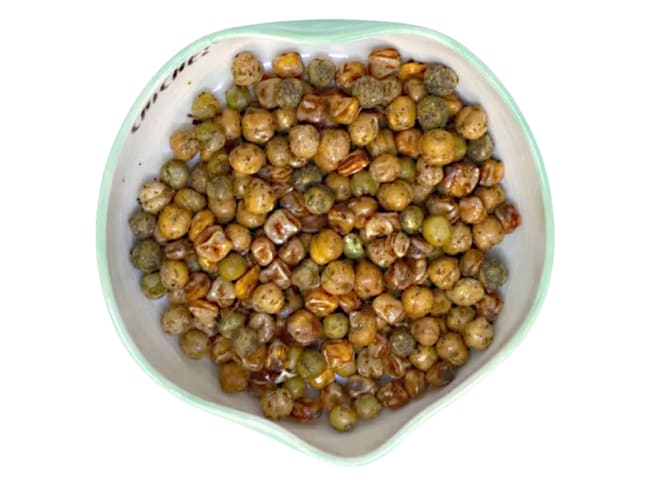 Mélange apéritif Provençal - Pois chiches, pois carrés et petits pois bio - 90 g - Chiche